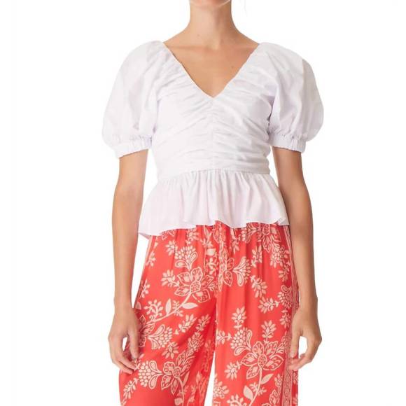 NEW GILNER FARRAR kiri top in white - Picture 1 of 3